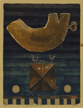 Les Amulets à Musée
Banner Anvil
Lithograph
335mm x 250mm 2010 Les Amulets à Musée
Banner Anvil
Lithograph
335mm x 250mm 2010